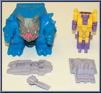 Scowl (Pretender Monsters) from Transformers - Generation 1 - Series 6 manufactured by Hasbro [Loose]