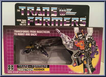 Kickback from Transformers - Generation 1 - Reissues - Basic Series manufactured by Hasbro [Front]
