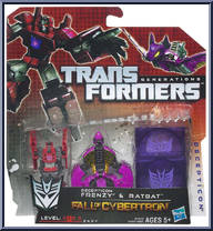 Frenzy (Decepticon) & Ratbat from Transformers - Generations - Fall of Cybertron - Legends Class manufactured by Hasbro [Front]