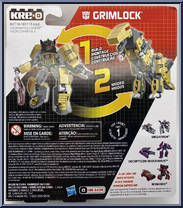 Grimlock from Transformers - Battle Changers manufactured by Kre-O [Back]