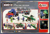 Optimus Prime Dino Hauler from Transformers - Age of Extinction manufactured by Kre-O [Back]