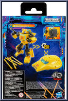 Bumblebee (Origin) from Transformers - Legacy - United - Deluxe Class manufactured by Hasbro [Back]