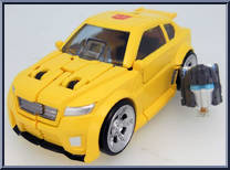 Bumble & Excelsuit Spike from Transformers - Legends - Wave 24 manufactured by Takara [Loose]
