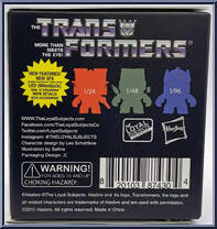 Rumble (2/16) from Transformers - Basic Series manufactured by Loyal Subjects [Back]
