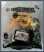 Bumblebee (Robot Mode) from Transformers - Robots in Disguise - 2016 manufactured by McDonald's [Front]