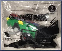 Grimlock from Transformers - Robots in Disguise - 2015 manufactured by McDonald's [Front]