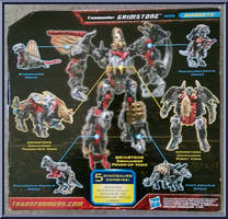 Grimstone (with Dinobots) from Transformers - Power Core Combiners - 5-Packs manufactured by Hasbro [Back]
