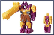 Bludgeon with Quintus Prime from Transformers - Power of the Primes - Prime Master manufactured by Hasbro [Loose]