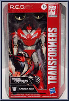 Knock Out (Prime) from Transformers - R.E.D. - Basic Series manufactured by Hasbro [Front]