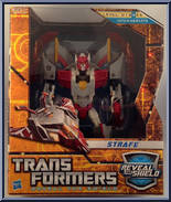 Strafe from Transformers - Reveal the Shield - Voyager Class manufactured by Hasbro [Front]