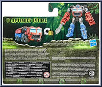 Optimus Prime from Transformers - Rise of the Beasts - Battle Changers manufactured by Hasbro [Back]