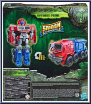 Optimus Prime from Transformers - Rise of the Beasts - Smash Changers manufactured by Hasbro [Back]