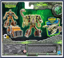 Scourge / Scorponok from Transformers - Rise of the Beasts - Combiners manufactured by Hasbro [Back]