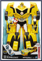 Bumblebee (Super) from Transformers - Robots in Disguise (2015) - 3-Step Changers manufactured by Hasbro [Front]