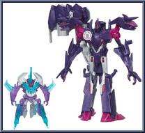 Fracture & Airazor from Transformers - Robots in Disguise (2015) - Mini-Con Deployers manufactured by Hasbro [Loose]