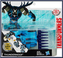 Thunderhoof from Transformers - Robots in Disguise (2015) - 1-Step Changers manufactured by Hasbro [Front]