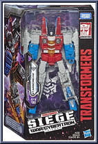 Starscream from Transformers - Siege War for Cybertron - Basic Series manufactured by Hasbro [Front]