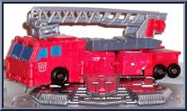 Optimus Prime (Robots in Disguise) from Transformers - Titanium - 6" Figures manufactured by Hasbro [Loose]