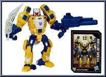 Monxo & Wolfwire from Transformers - Titans Return - Deluxe manufactured by Hasbro [Loose]