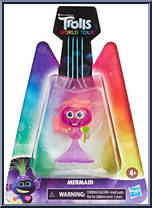 Mermaid (with Microphone) from Trolls - World Tour - Basic Series manufactured by Hasbro [Front]