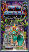Teela from Turtles of Grayskull - Basic Series manufactured by Mattel [Front]