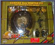 German 8cm Mortar Pit Action Figure