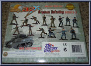 German Infantry - Series 3 from Ultimate Soldier - 32X - Infantry Sets manufactured by 21st Century Toys [Back]