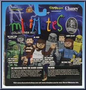 Glow in the Dark Creature From the Black Lagoon / Transformation Wolf Man from Universal Monsters - Minimates - Toys R Us - Wave 1 manufactured by Diamond Select [Back]