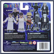 Dracula / Dr. Van Helsing from Universal Monsters - Minimates - Toys R Us - Wave 2 manufactured by Diamond Select [Back]