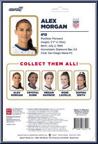 Alex Morgan (2023 World Cup Home Kit) from U.S. Women's National Team - ReAction Figures manufactured by Super7 [Back]