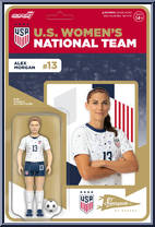 Alex Morgan (2023 World Cup Home Kit) from U.S. Women's National Team - ReAction Figures manufactured by Super7 [Front]