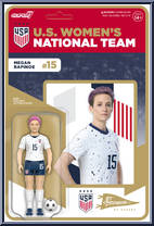 Megan Rapinoe (2023 World Cup Home Kit) from U.S. Women's National Team - ReAction Figures manufactured by Super7 [Front]