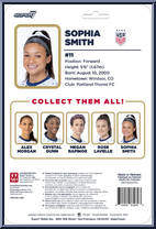 Sophia Smith (2023 World Cup Home Kit) from U.S. Women's National Team - ReAction Figures manufactured by Super7 [Back]
