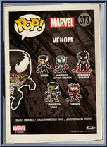 Venom (Leaping) from Venom - Pop! Vinyl Figures manufactured by Funko [Back]