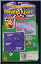 Bowser from Video Game Super Stars Presents - Mario Kart 64 manufactured by Toy Biz [Back]