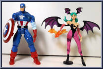 Captain America vs. Morrigan Action Figure