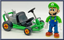 Luigi from Video Game Super Stars Presents - Mario Kart 64 manufactured by Toy Biz [Loose]