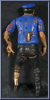 Claire Redfield / Zombie Cop from Video Game Super Stars Presents - Resident Evil 2 manufactured by Toy Biz [Loose]