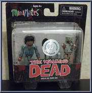 Morgan / Zombie Mike from Walking Dead - Minimates - Exclusives manufactured by Diamond Select [Front]