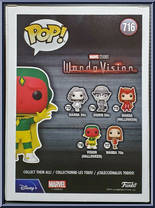 Vision (Halloween) from WandaVision - Pop! Vinyl Figures manufactured by Funko [Back]