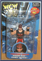 Macho Man Randy Savage (Forearm Smash) from WCW - 1998 Series - NWO manufactured by Original San Francisco Toymakers [Front]
