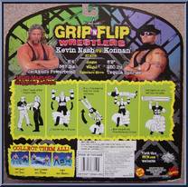 Kevin Nash & Konnan from WCW - Grip 'N Flip manufactured by Toy Biz [Back]