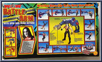 Sting from WCW - Battle Arm manufactured by Toy Biz [Back]