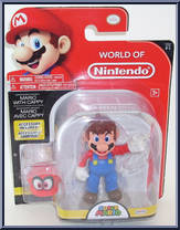 Mario with Cappy from World of Nintendo - Series 3-1 manufactured by Jakks Pacific [Front]