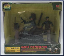 ATV / 2 Soldiers from World Peacekeepers - Basic Series manufactured by M&C Toy Centre [Front]