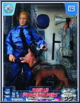 Police Officer (K-9) from World Peacekeepers - Police manufactured by M&C Toy Centre [Front]