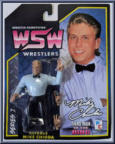 Referee Mike Chioda from Wrestle-Something Wrestlers - Series 1 manufactured by FC Toys [Front]