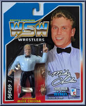 Referee Mike Chioda (Retro) from Wrestle-Something Wrestlers - Series 1 manufactured by FC Toys [Front]