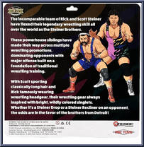 Steiner Brothers from Wrestling - Bell to Bell manufactured by RSC Toys [Back]