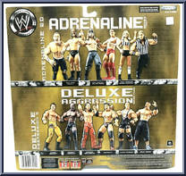 Trish Stratus / Shawn Michaels from WWE Adrenaline - Series 20 manufactured by Jakks Pacific [Back]